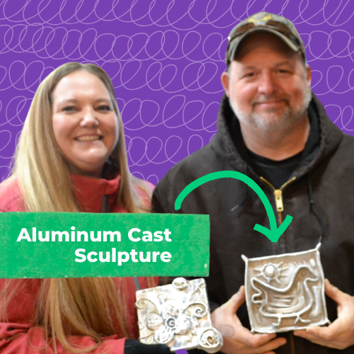 Aluminum Pour Sculpture